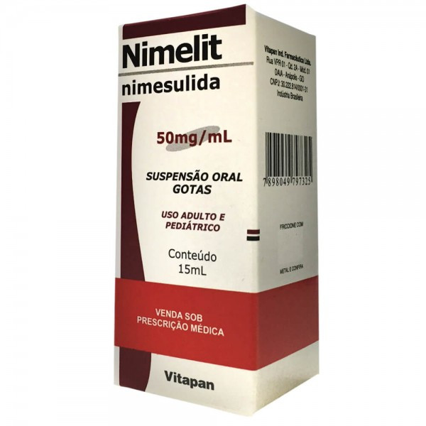 Nimesulida gotas 50mg com 15ml - Ems