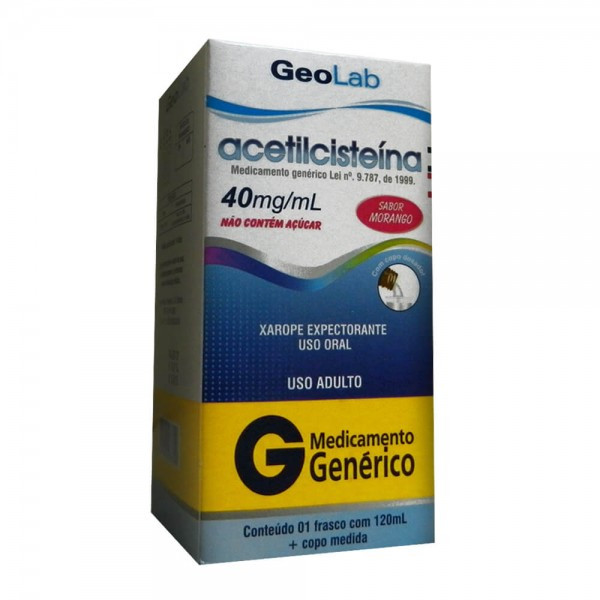 Cisteil xarope infantil 20mg/ml com 120ml - Geolab