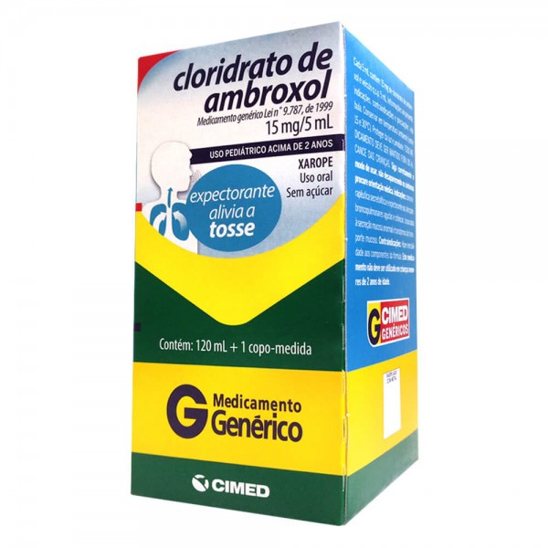 Cloridrato de Ambroxol 30mg Xarope 120mL