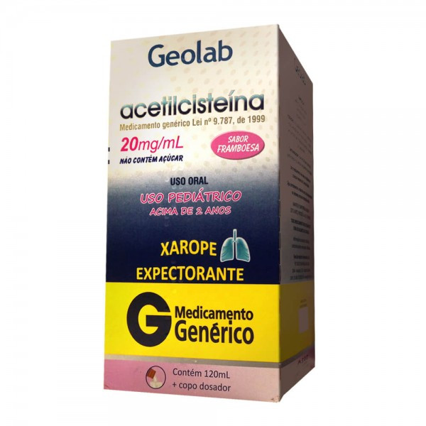 ACETILCISTEINA XAROPE 20MG COM 120ML - EMS